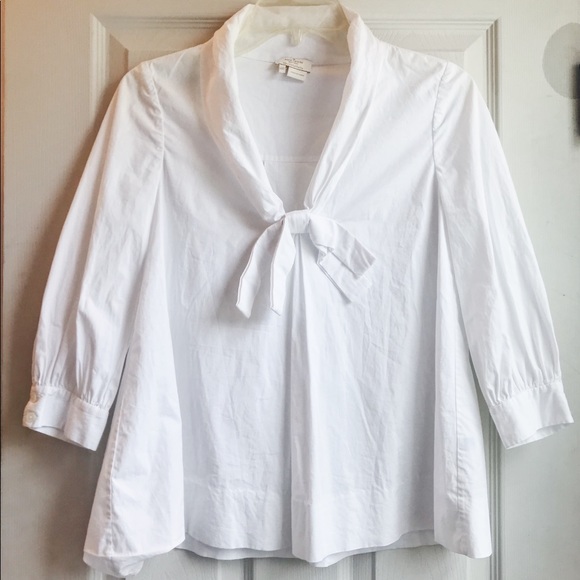 kate spade Tops - Kate Spade Bow Collar Blouse